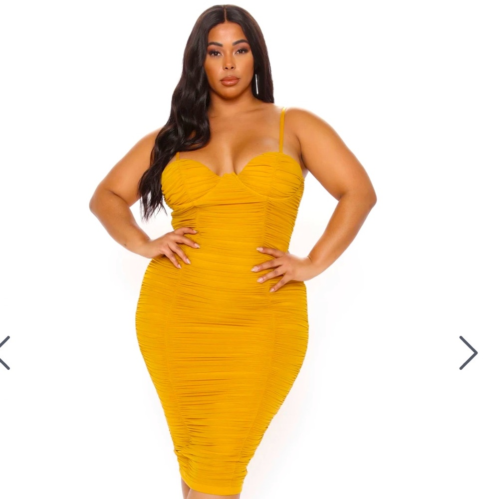 New Midi Meshed dress